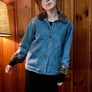 Quilted Denim Coat